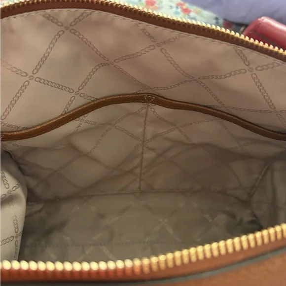 Michael Kors Tan Leather Tote - Picture 8 of 8